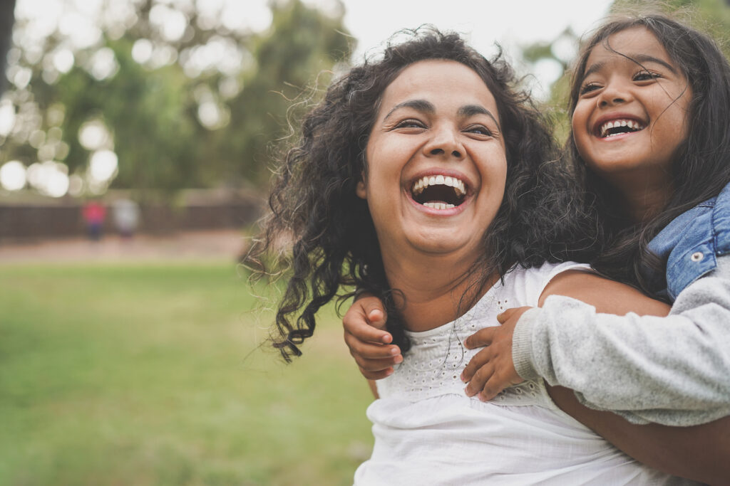 mother and daughter women's history month