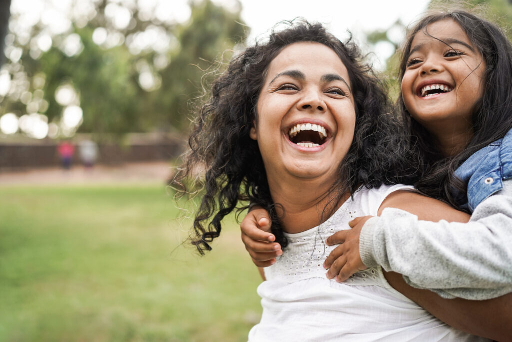 women happy after saying no and setting time aside for herself