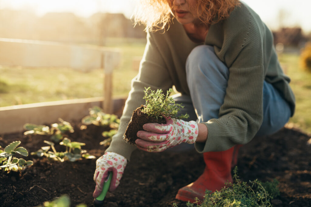 woman gardening meaning and purpose