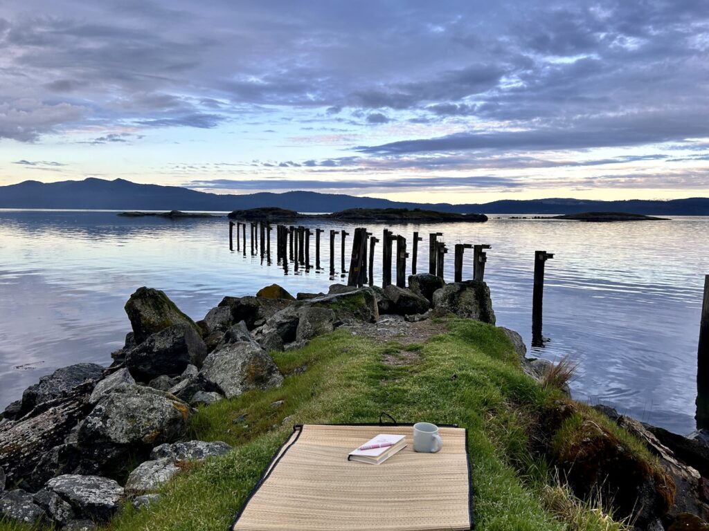 Myrtle Rocks beach in Powell River, BC